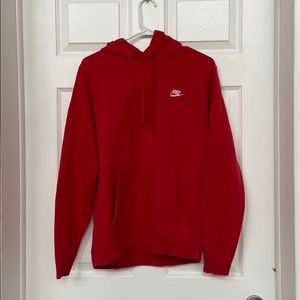 Red Nike sweatshirt